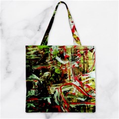 Girl Reading Zipper Grocery Tote Bag by bestdesignintheworld