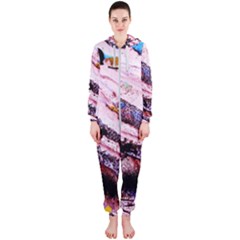 Egg In The Duck   Needle In The Egg 3 Hooded Jumpsuit (ladies)  by bestdesignintheworld