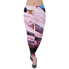 Egg In The Duck   Needle In The Egg 3 Velvet Leggings by bestdesignintheworld