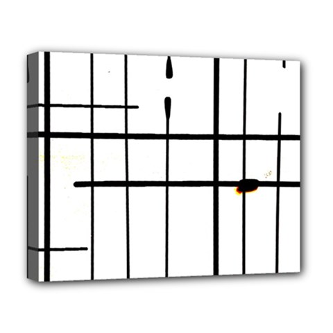 White Limits By Jandi Deluxe Canvas 20  X 16   by Art2City