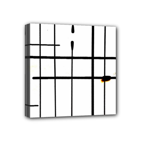 White Limits By Jandi Mini Canvas 4  X 4  by Art2City