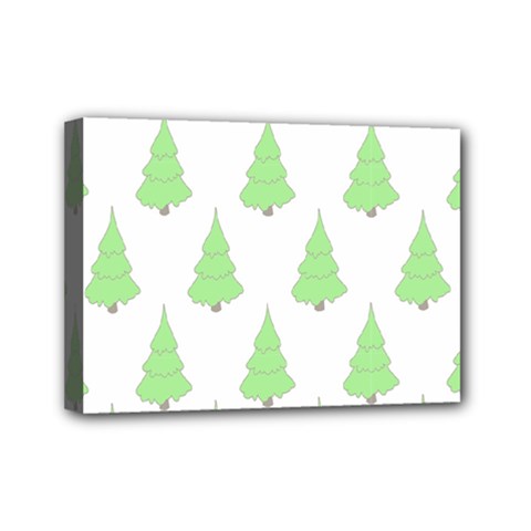 Background Christmas Christmas Tree Mini Canvas 7  X 5  by Sapixe