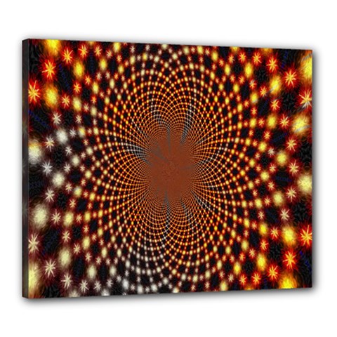 Pattern Texture Star Rings Canvas 24  X 20  by Sapixe