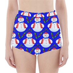 Seamless Repeat Repeating Pattern High-waisted Bikini Bottoms by Sapixe