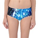 Star Abstract Background Pattern Mid-Waist Bikini Bottoms View1