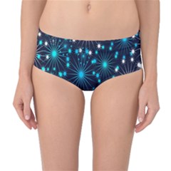 Wallpaper Background Abstract Mid-waist Bikini Bottoms by Sapixe