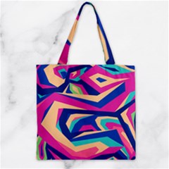 Salvia Zipper Grocery Tote Bag by ojonomadastore