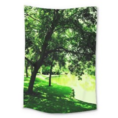 Lake Park 17 Large Tapestry by bestdesignintheworld