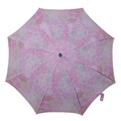 Soft Pink Watercolor Art Hook Handle Umbrellas (large) by yoursparklingshop