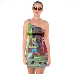 Point Of View 9 One Soulder Bodycon Dress by bestdesignintheworld