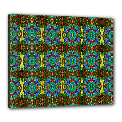 Colorful-29 Canvas 24  X 20  by ArtworkByPatrick