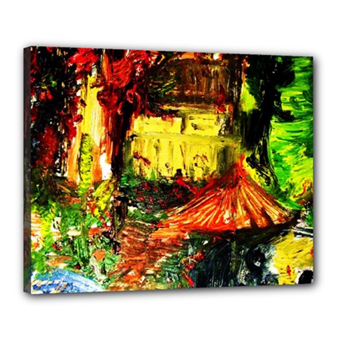 St Barbara Resort Canvas 20  X 16  by bestdesignintheworld