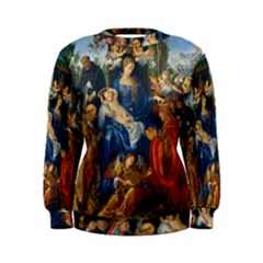 Feast Of The Rosary - Albrecht Dürer Women s Sweatshirt by Valentinaart