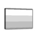 Elegant Shades Of Gray Stripes Pattern Striped Mini Canvas 7  x 5  View1