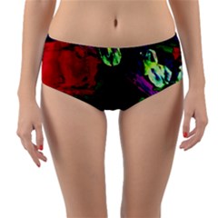 Spooky Attick 4 Reversible Mid-waist Bikini Bottoms by bestdesignintheworld