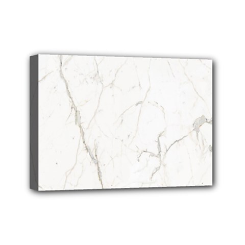 White Marble Tiles Rock Stone Statues Mini Canvas 7  X 5  by Simbadda