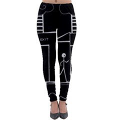 Drawing Lightweight Velour Leggings by ValentinaDesign