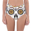Sugar Skull Reversible High-Waist Bikini Bottoms View3