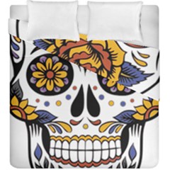 Sugar Skull Duvet Cover Double Side (king Size) by StarvingArtisan