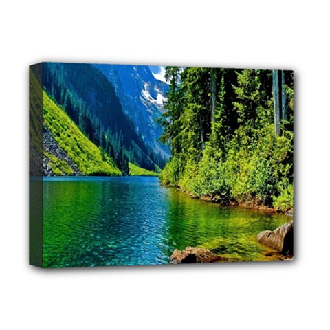 Beautiful Nature Lake Deluxe Canvas 16  X 12   by Modern2018
