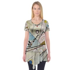 Composition 8 - Vasily Kandinsky Short Sleeve Tunic  by Valentinaart