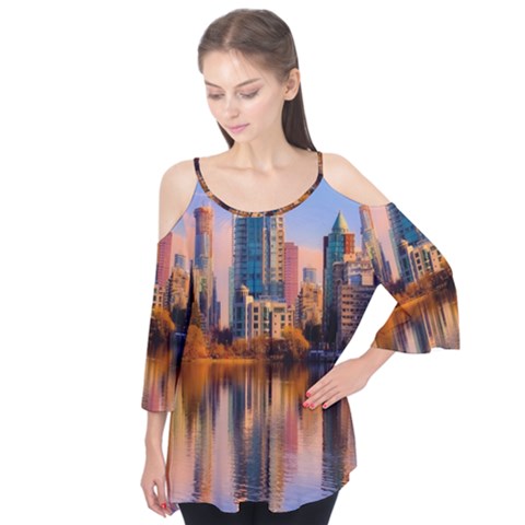 Vancouver Canada Sea Ocean Flutter Tees by Simbadda