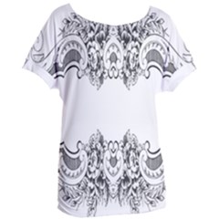 Vintage Ornamental Decorative Women s Oversized Tee by Simbadda