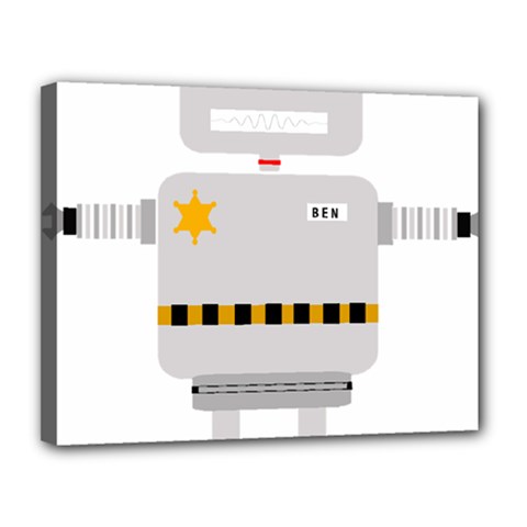 Robot Technology Robotic Animation Canvas 14  X 11  by Simbadda
