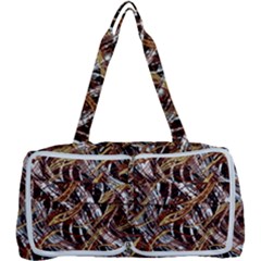 Colorful Wavy Abstract Pattern Multi Function Bag	 by dflcprints