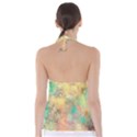 Pink Pastel Abstract Babydoll Tankini Top View2