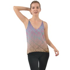 Pink Beige Elephant Skin Cami by LoolyElzayat