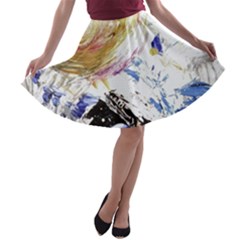 June Gloom 3 A-line Skater Skirt by bestdesignintheworld