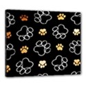 Dog Pawprint Tracks Background Pet Canvas 24  x 20  View1