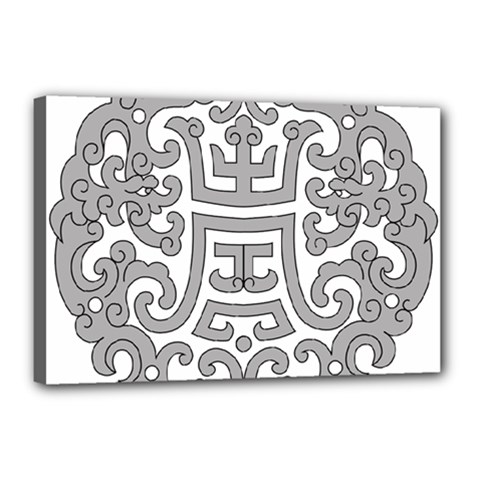 Chinese Traditional Pattern Canvas 18  X 12  by Nexatart