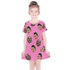 Crying Kim Kardashian Kids  Simple Cotton Dress by Valentinaart