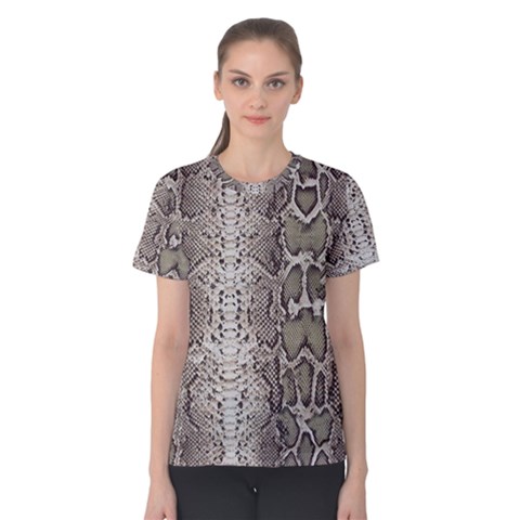 Snake Skin Women s Cotton Tee by LoolyElzayat