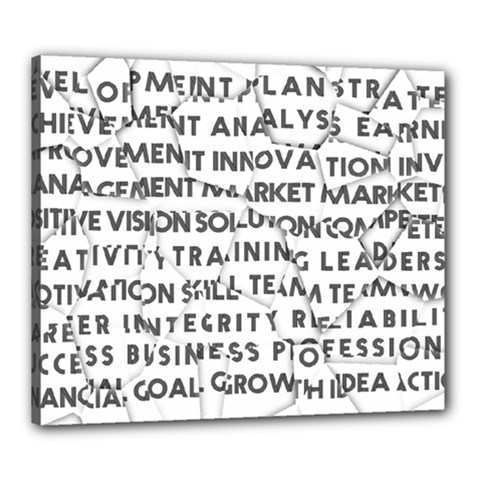 Success Business Professional Canvas 24  X 20  by Sapixe