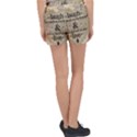 Motivational Calligraphy Grunge Women s Velour Lounge Shorts View2