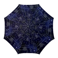 Networks Internet Social Golf Umbrellas by Sapixe