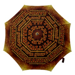 Motivation Live Courage Enjoy Life Hook Handle Umbrellas (medium) by Sapixe
