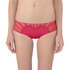 Background Texture Heart Love Classic Bikini Bottoms by Sapixe