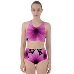 Flower Plant Floral Petal Nature Racer Back Bikini Set by Sapixe