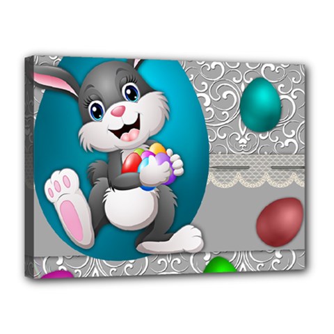 Illustration Celebration Easter Canvas 16  X 12  by Sapixe