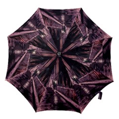 Texture Abstract Background City Hook Handle Umbrellas (small) by Sapixe