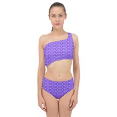 Lavender Tiles Spliced Up Two Piece Swimsuit by jumpercat