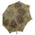 Fractal Art Colorful Pattern Hook Handle Umbrellas (Small) View2
