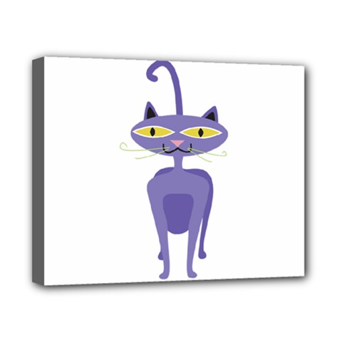 Cat Clipart Animal Cartoon Pet Canvas 10  X 8  by Sapixe