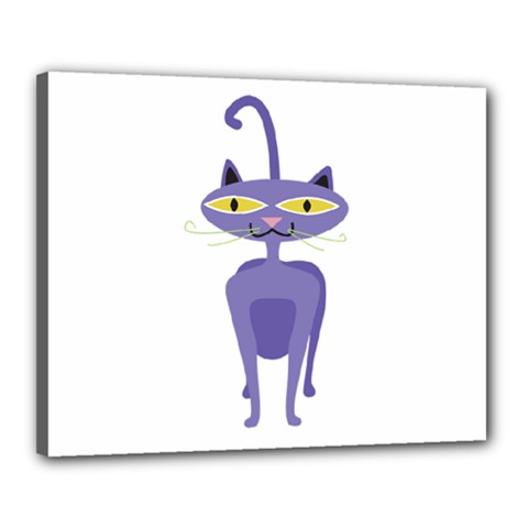 Cat Clipart Animal Cartoon Pet Canvas 20  X 16  by Sapixe