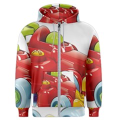 Car Vehicle Racing Car Formula Men s Zipper Hoodie by Sapixe