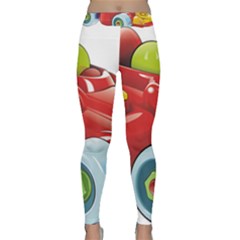Car Vehicle Racing Car Formula Classic Yoga Leggings by Sapixe